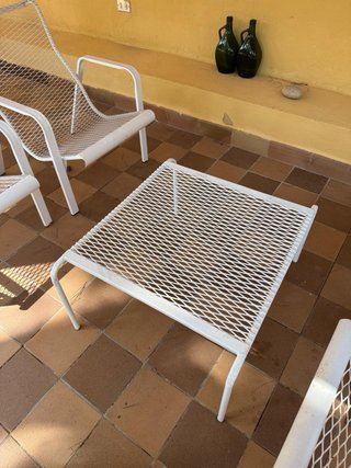 Conjunto 4 sillones y mesa Oscar Tusquets