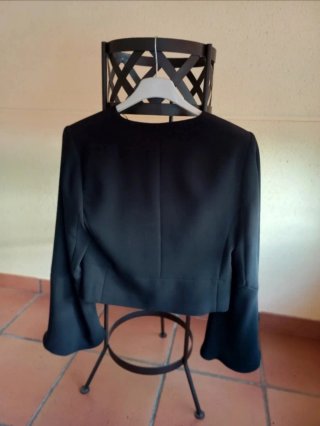Chaqueta corta Mango Suit negra