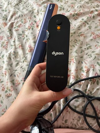 Plancha Dyson Airstrait Azul/Dorado