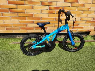 Bicicleta Monty 102 14"pulgadas Azul Niño