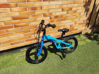 Bicicleta Monty 102 14"pulgadas Azul Niño
