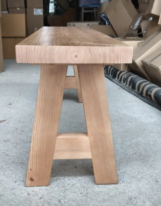 Bancos de madera para restaurante