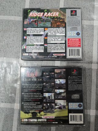 Juegos PS1 Ridge Racer y Rage Racer