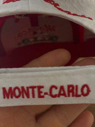 Gorra Monte Carlo Grand Prix Roja