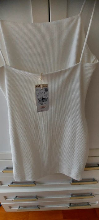 Vestido blanco de tirantes