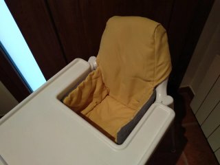 Trona bebé Ikea blanca