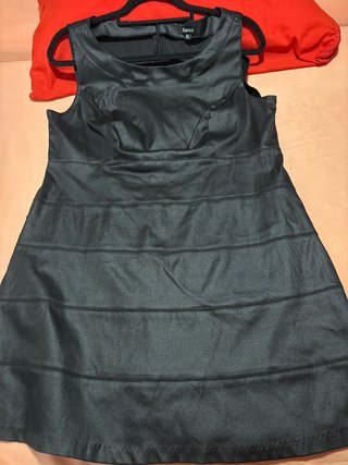 Vestido Negro Blanco Talla XL