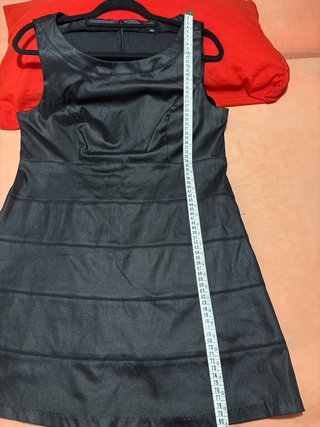 Vestido Negro Blanco Talla XL