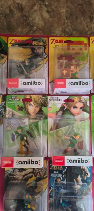 Colección Amiibo Link Nintendo Precintados
