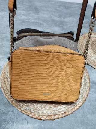 Lote 2 bolsos Parfois beige y naranja