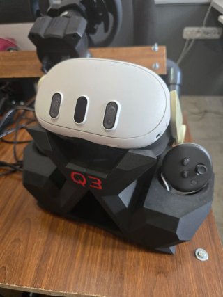 Cockpit completo: Moza R3 con Meta Quest 3