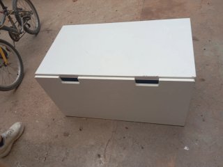 Mueble baúl blanco Ikea