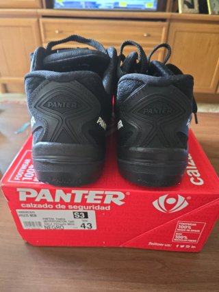 Zapatos seguridad Panter Argos Talla 43 SIN USAR