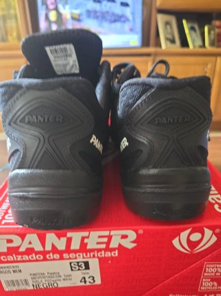 Zapatos seguridad Panter Argos Talla 43 SIN USAR