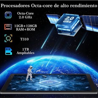 Tablet 10 Android 13 12GB RAM + 128GB