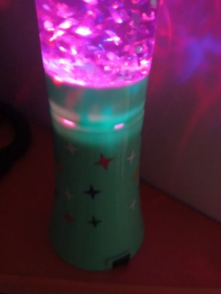 Lámpara decorativa con estrellas