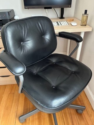 Silla de oficina Ikea Alefjäll Negra