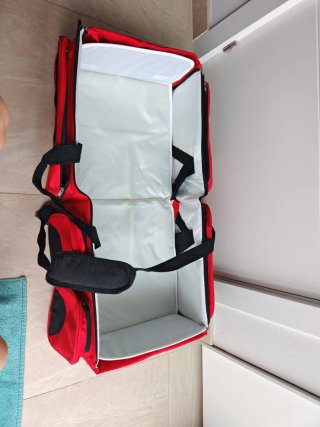 Bolsa de maternidad roja