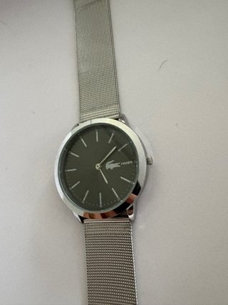 Reloj Lacoste Malla Plateada