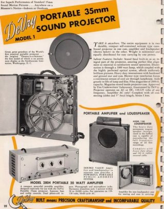 Proyector Cine Antiguo Devry 1920