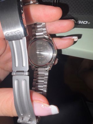 Reloj Casio Mujer Plata y Turquesa