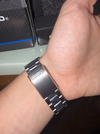 Reloj Casio Mujer Plata y Turquesa