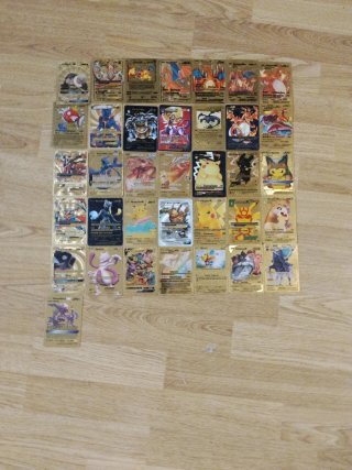 Cartas Pokémon Doradas