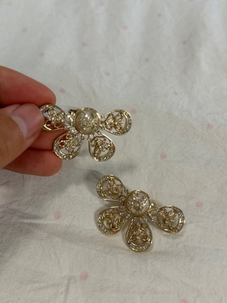 Pendientes Chanel Flor Dorados