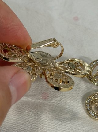 Pendientes Chanel Flor Dorados