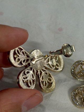 Pendientes Chanel Flor Dorados