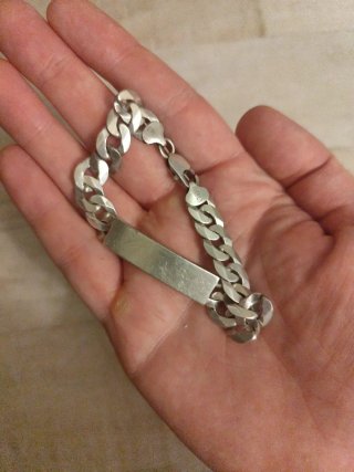 Pulsera Plata No Me Olvides