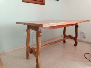 Mesa de madera extensible