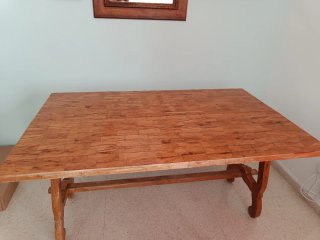 Mesa de madera extensible