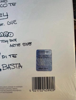Vinile Astro autografato nuovo