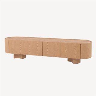 Mueble TV chapa de Roble NUEVO