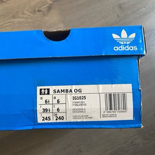 Adidas Samba OG Blancas Rojas Talla 39