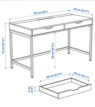 Escritorio Ikea Blanco