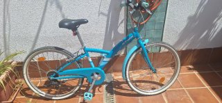 Bicicleta Niña BTWIN Azul