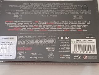 La maschera di Zorro -  Steelbook 4K + Blu-Ray
