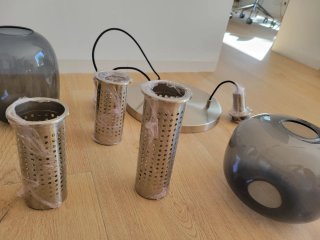 Lámpara colgante HÖGVIND IKEA 3 luces