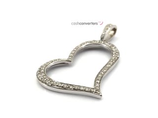 colgante oro 14k con piedra con diamante