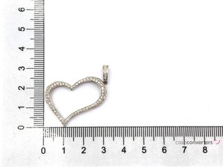 colgante oro 14k con piedra con diamante