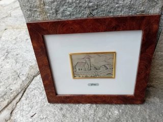 Quadro bassorilievo argento 925