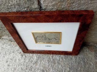Quadro bassorilievo argento 925