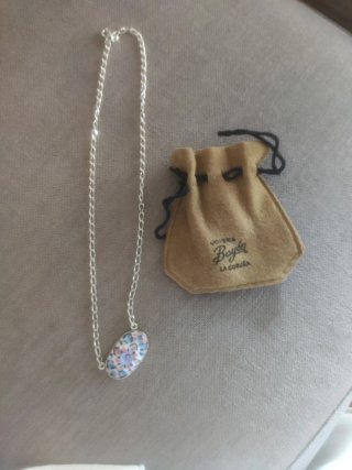 Collar Plata 925 con Colgante Ovala