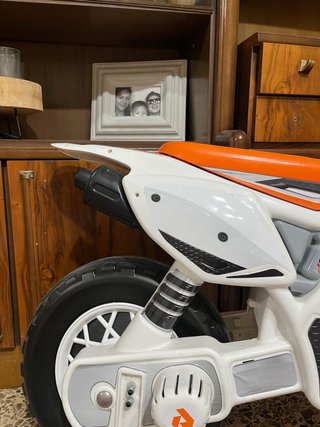Moto KTM Niños Cross Naranja/Blanco