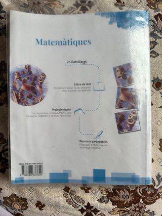 Libro Matemàtiques 2n Batx Vicens Vices para PAU
