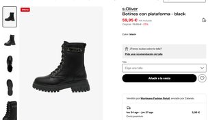 Botas s.Oliver estilo militar NUEVAS con etiquetas