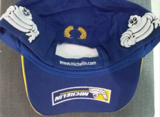 Gorra Podium Michelin Azul y Dorada