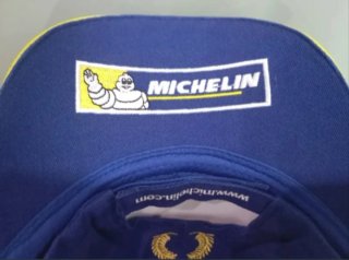 Gorra Podium Michelin Azul y Dorada
